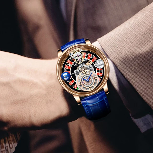 세련된 스타일과 정교한 기능을 갖춘 PINDU 천문학 시계