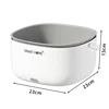 4L Electric Vegetable And Fruit Washing Machine Food Ultrasonic Washing Bucket Large Capacity Food Grains Purifie Home-appliance 6