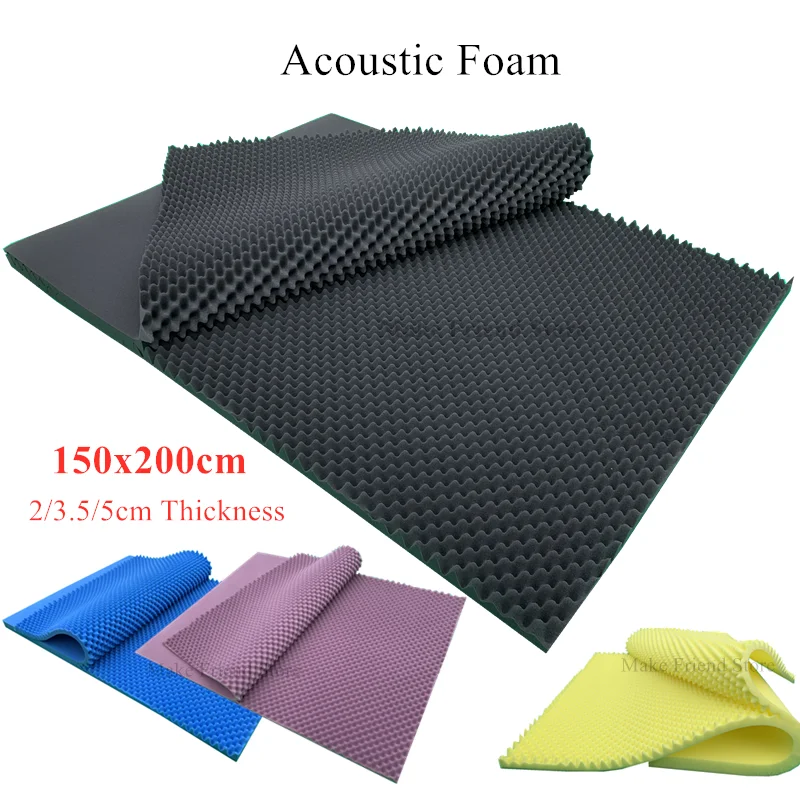 1PC150x200cmStudioAcousticFoamLargeSizeSoundFoam59x79inch