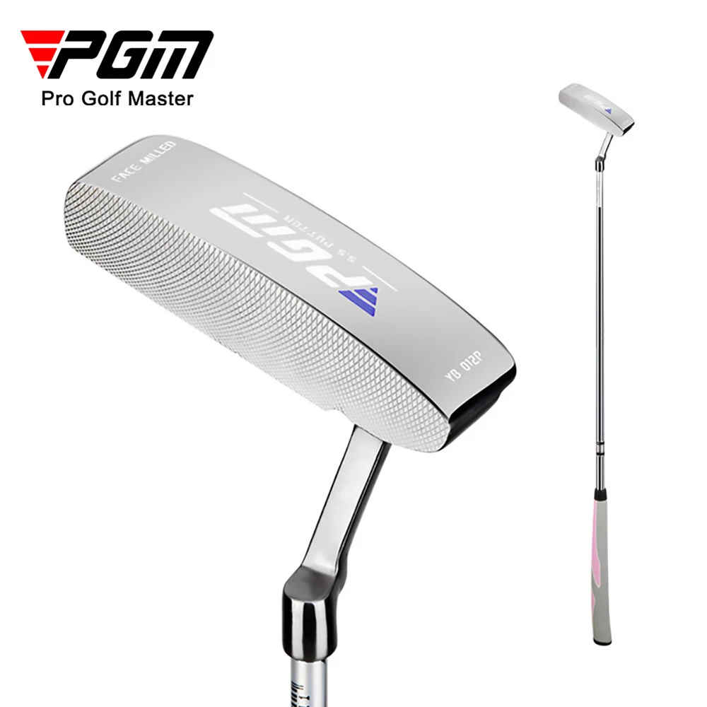 pgm-女性の左側のゴルフクラブ、スチールシャフト、ステンレス鋼のputter