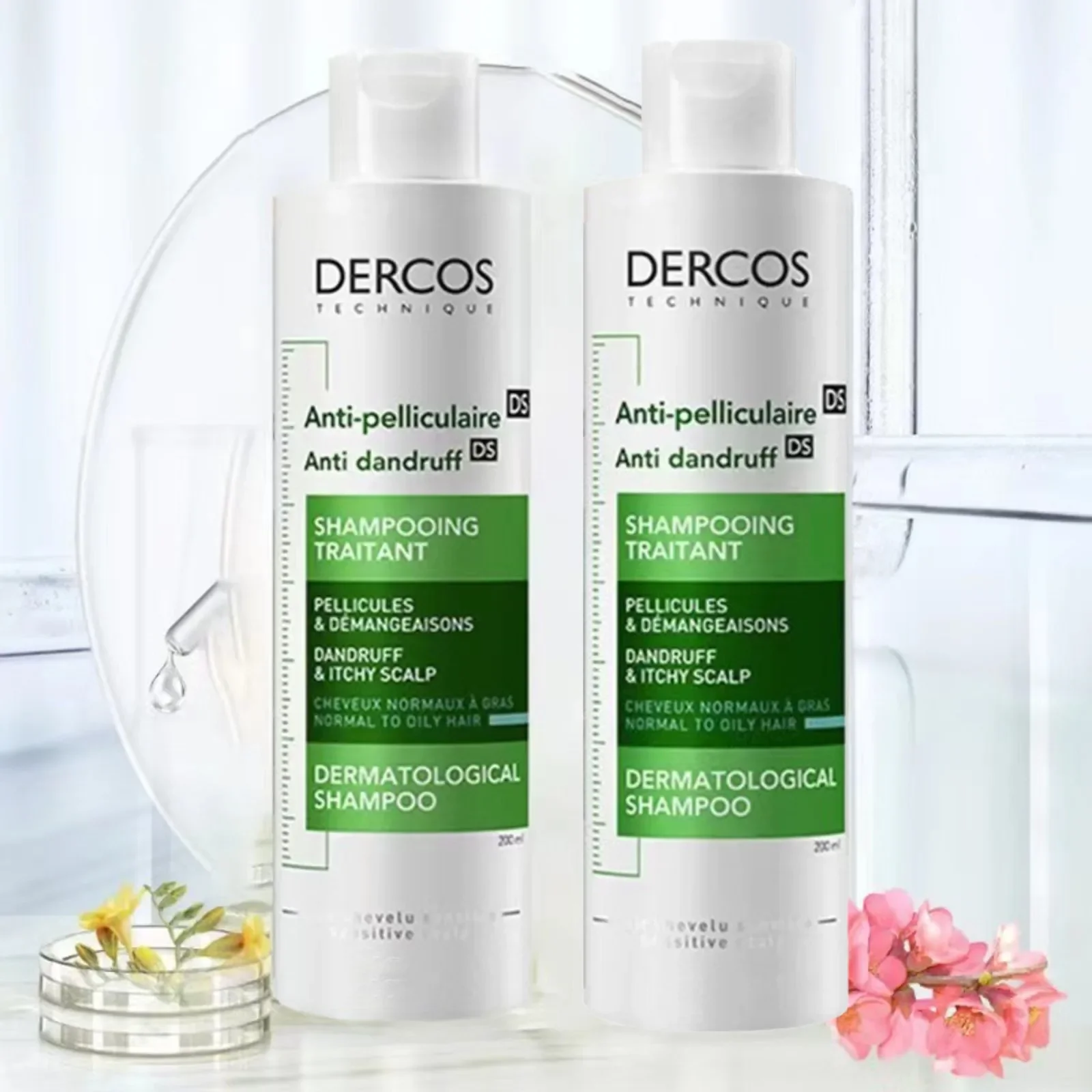 Green Label Shampoo Anti-dandruff Control Oil Improve Itchy Scalp Dry Hair Suitable for Scalp Care 200ml