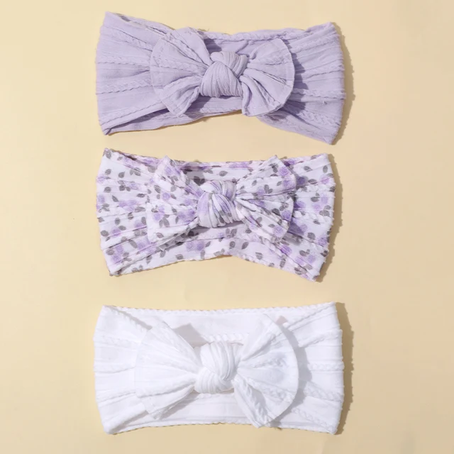 Baby Headband Purple Buy Pcs Newborn Baby Girl Bandana Cloth