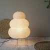 Japanese Design Akari Noguchi Yong Table Lamp White Rice Paper Decorative Desk Lights for Bedroom Living/Dining Room Study Loft 2
