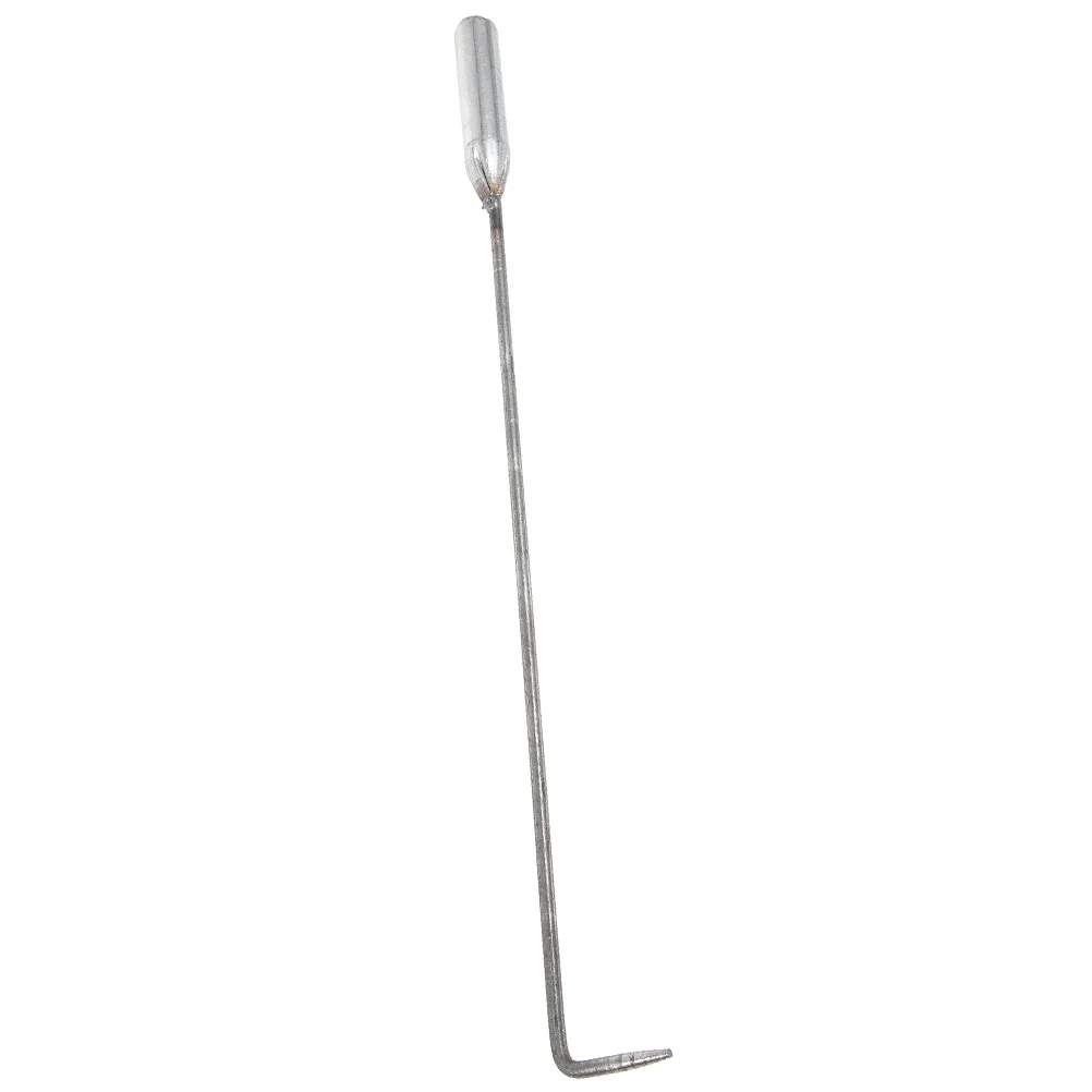 

Household Fire Poker Fireplace Poker Handheld Charcoal Camping Fireplace Poker Steel For Fire Pit Campfire 33cm
