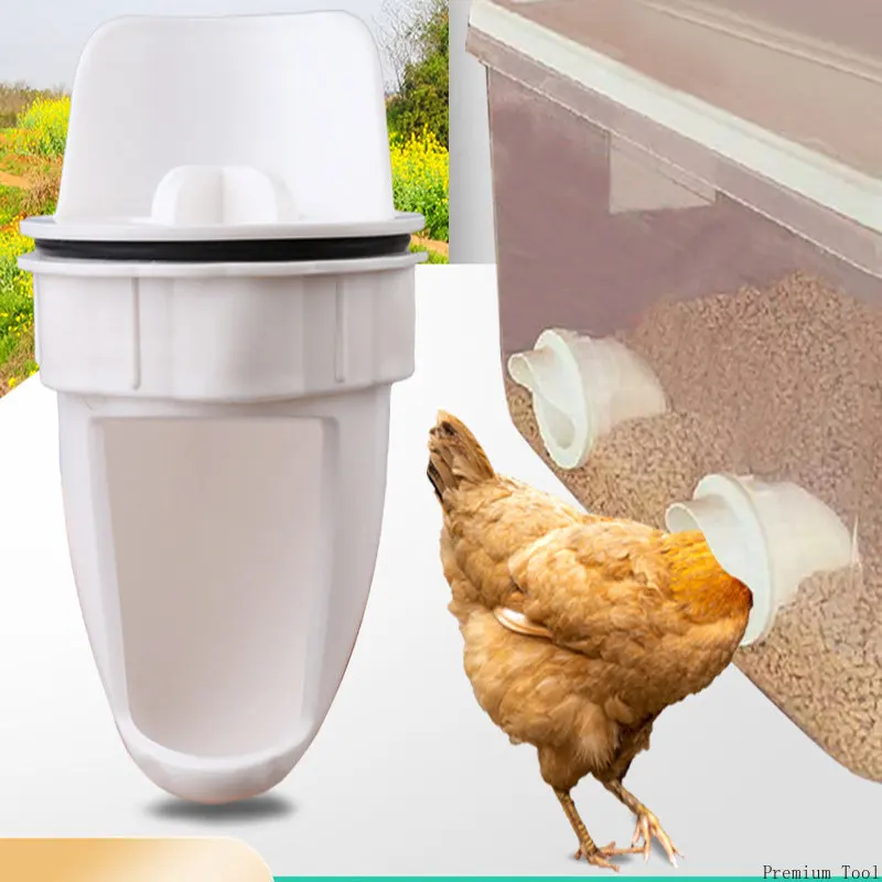 Automatic Feed Feeder Chickens Ducks Geese Poultry Feeder Poultry Feed