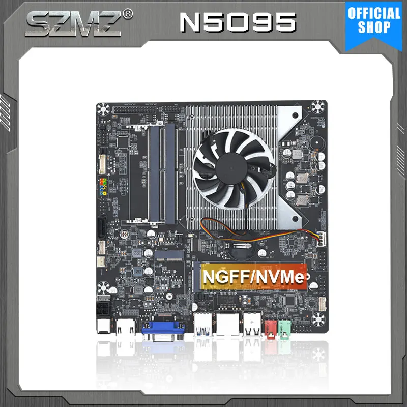 SZMZ Mini PC ITX motherboard onboard 11th Gen N5095 / N5105 processor
