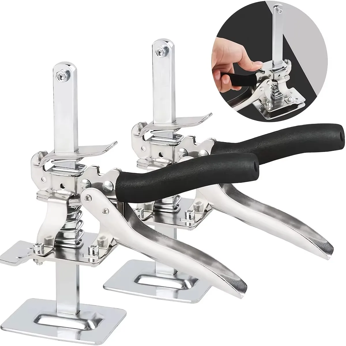 Arbeitsersparender Hebearm (2 Stück), Wandfliesen-Positionierer, Multifunktionales Höhenverstellbares Hebevorrichtung, Türplatten-Hebeheber