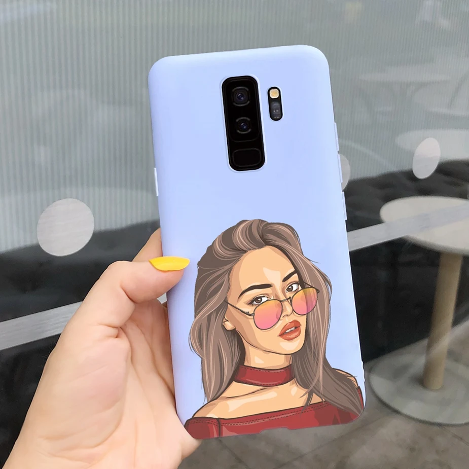 Cute Fashion Cartoon Girls Silicone Soft TPU Phone Case Cover