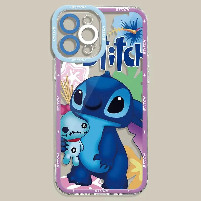 thumbnail image 1 of Disney Stitch Cute Phone Case for Apple iPhone 15 Pro Max 13 14 Plus 12 Mini 11 Pro XR 8 SE 7 6S XS MAX Shockproof Armor Cover, 1 of 5