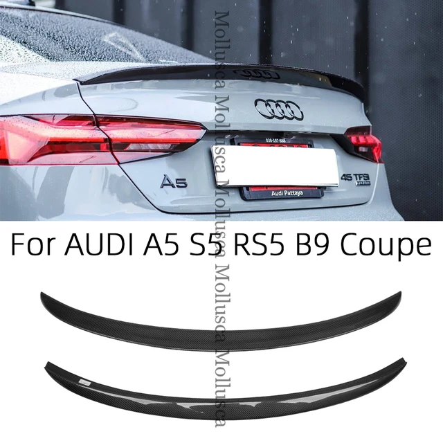 For Audi A5 S5 Rs5 B9 4door Sportback R/hk/s/m4 Style Carbon Fiber Rear  Spoiler Trunk Wing 2016-2023 - Spoilers & Wings - AliExpress