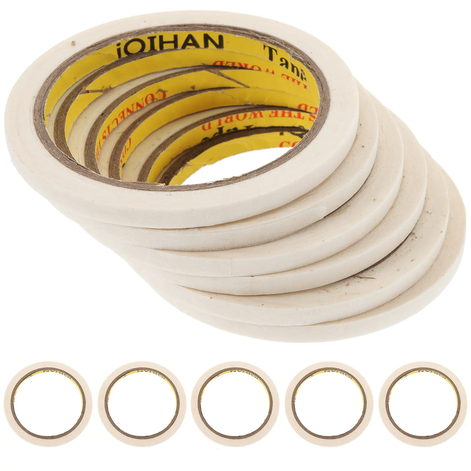 20 롤 페인팅 아트 공예용 마스킹 테이프 Diy 프로젝트 표면 보호 목재 건식벽 페인트칠된 벽 유리창 종이