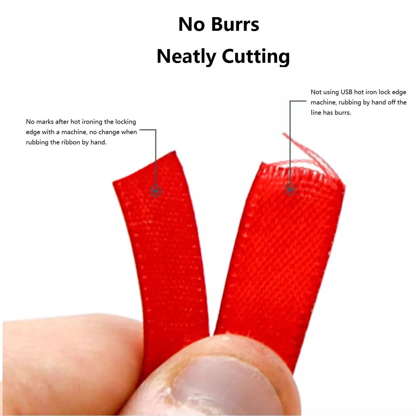 Ribbon Cutting Machine Thermal Handmade Hair Accessories Ribbon Webbing Cutting