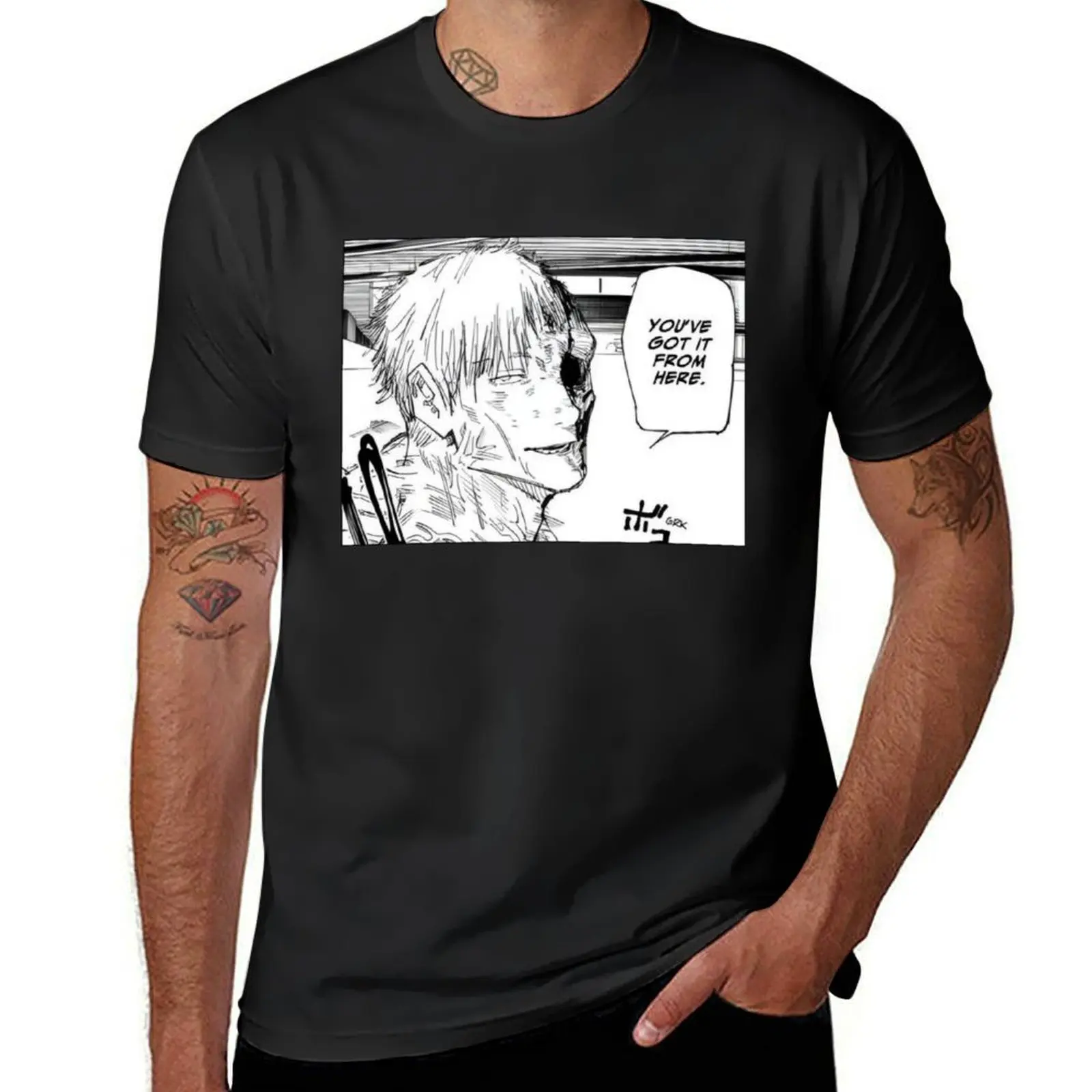1st grade teacher manga T-Shirt customs design your own vintage clothes sublime animal prinfor boys Men's t shirts