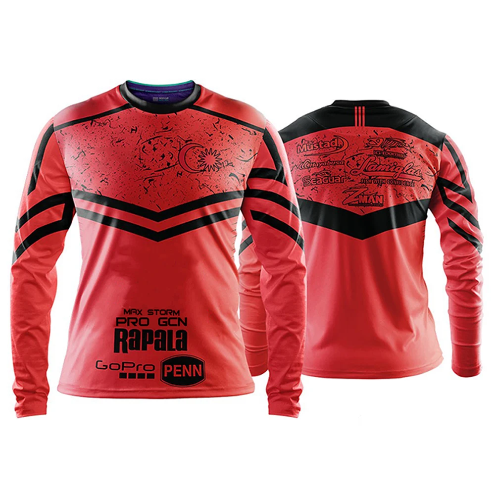 thumbnail image 1 of 2022 En stock Camisetas de pesca de verano de manga larga para hombre, camiseta de ciclismo de carretera MTB para montar en motocicleta, 1 of 4