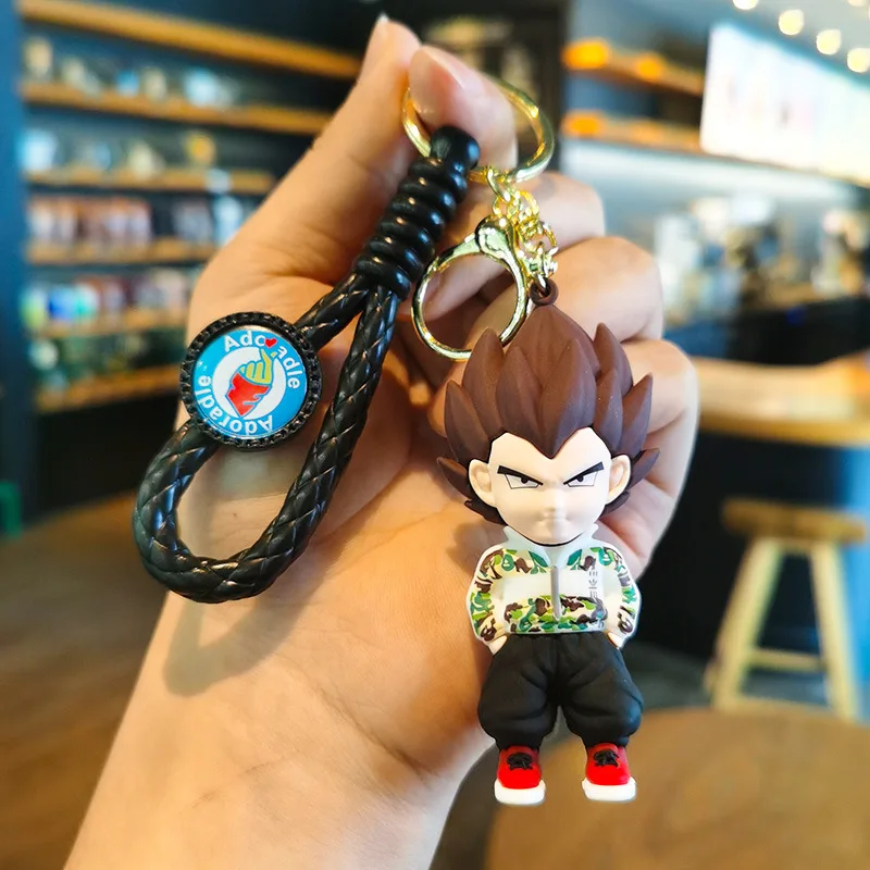 Desenhos animados Anime Dragon Ball Z Figura Chaveiro, Criativo bonito Goku  PVC Boneca Brinquedos, Chaveiro do carro Pingente, Cute Bag Ornamento  Acessórios - AliExpress