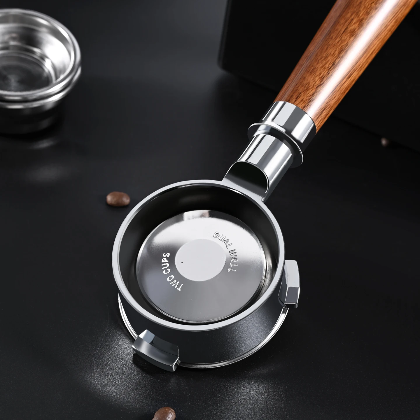 Precision Espresso Pressurized Filter Basket, Single/Double Cup Brewing Tool
