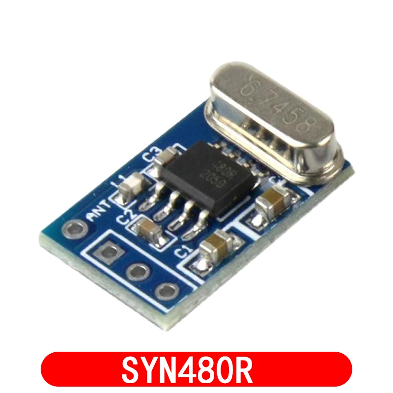 1Set 2Pcs 433MHZ Wireless Transmitter Receiver Board Module SYN115 SYN480R ASK/OOK Chip PCB for arduino