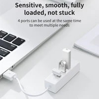 High Speed Universal USB Hub 4 Port USB 2.0 Hub with Cable Mini Hub Socket Pattern Splitter Cable Adapter for Laptop PC - Image 4