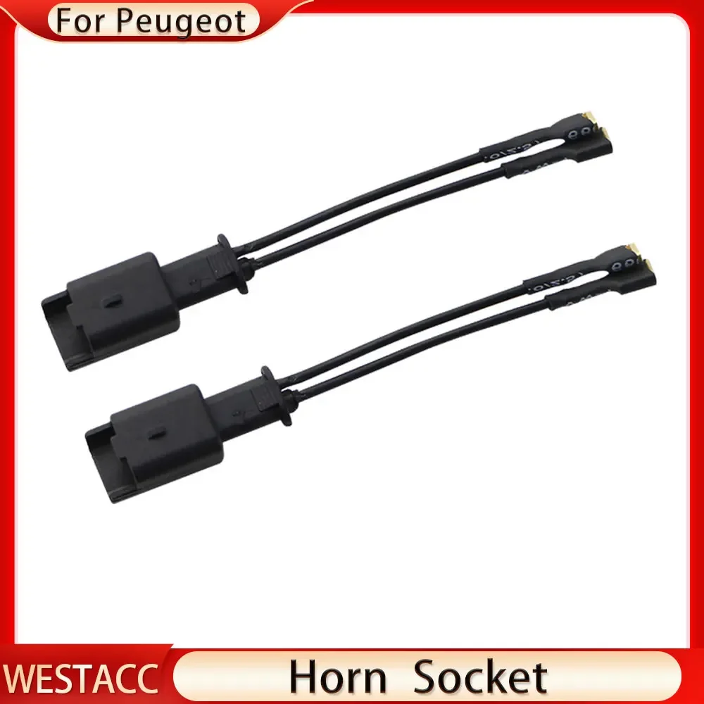 Car Speaker Wire Horn Socket Plug for Peugeot 2008 301 for Citroen C5 Elysee Renault Koleos Stereo Wiring Cable Adapter