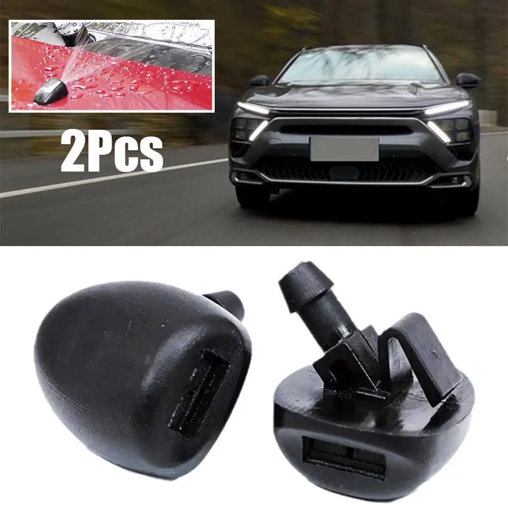 

2pcs For Peugeot 206 407 Glass Spray Nozzle Front Windshield Wiper Washer Jet Nozzle 6438J2 6438E6 6438AV 6438W2 6438Z1