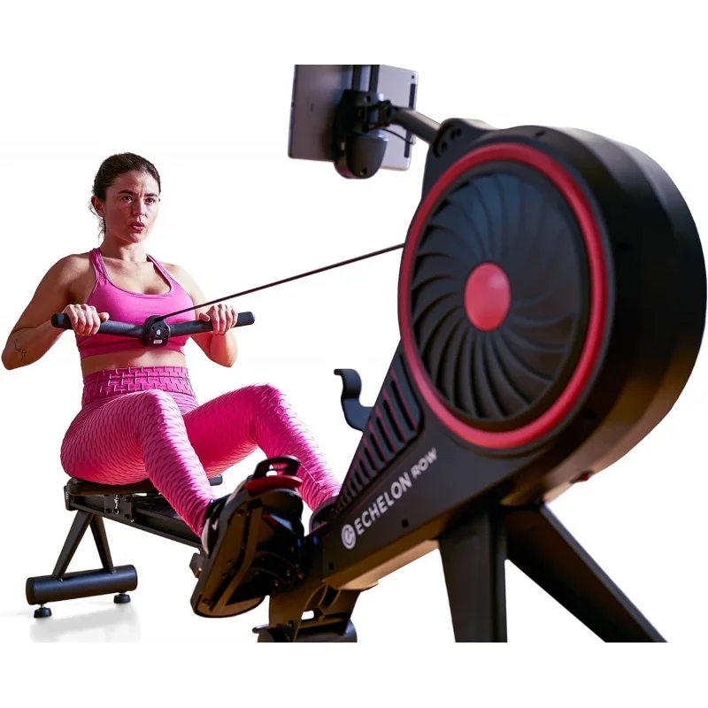 

Echelon Row, 30-Day Free Echelon Membership, HIIT, Indoor Rowing Machine, Rower for Home Gym, Live and On-Demand Classes, 32 Res