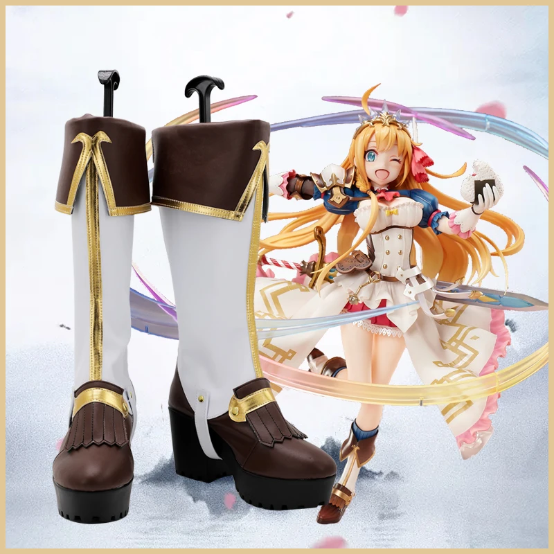 

Fulujiacos Princess Connect! Re:Dive Pecorine Shoes Cosplay Women Boots