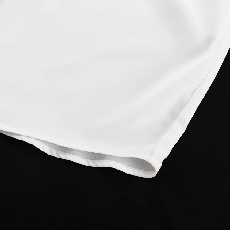 Blusa informal blanca con volantes para mujer, estilo patchwork, con hombros descubiertos, elegante, lisa, de cintura alta, estilo urbano, de verano