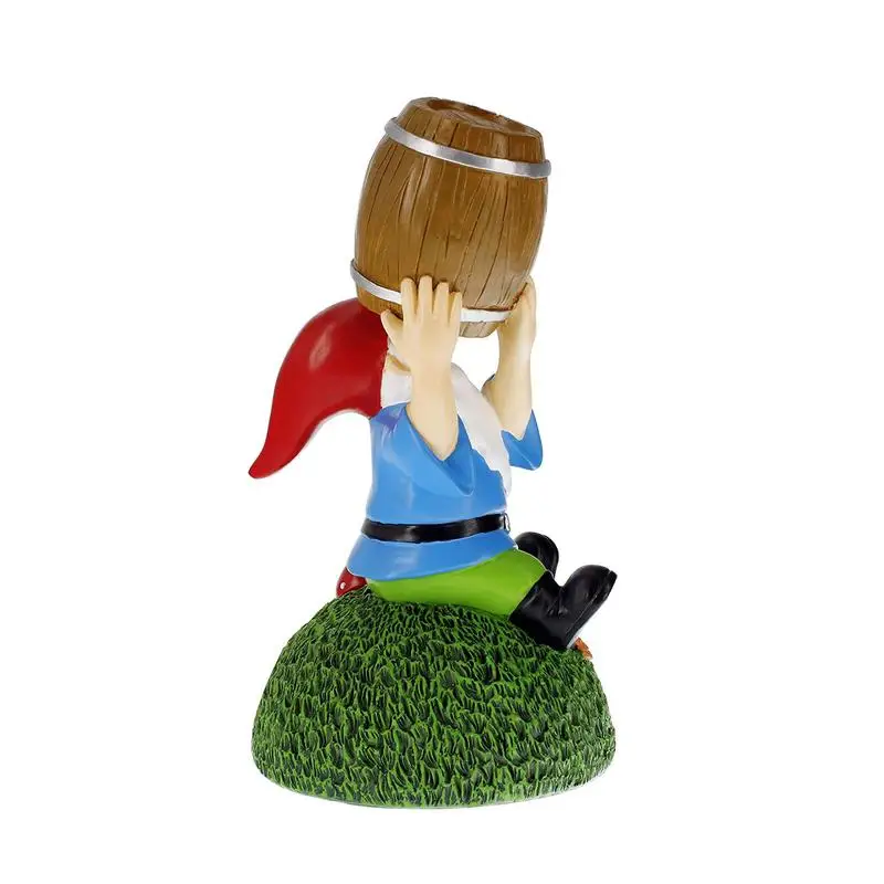 

Simulation Resin Garden Dwarf Doll 6 Inch Statue Ornament Funny Toys For Children Christmas Home Garden Bedrooom Decoration Gift