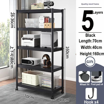 ขาตั้งเครื่องพิมพ์Rack Audio Video Mediaตู้แนวตั้งชั้นที่ถอดออกได้ชั้นวางเครื่องพิมพ์ห้องครัวเตาอบไมโครเวฟRackผู้ถือชั้นวาง 21