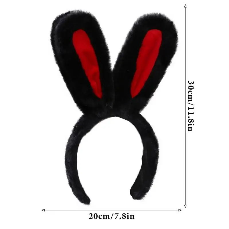 Cute Bunny Ears Plush Headband for Kids