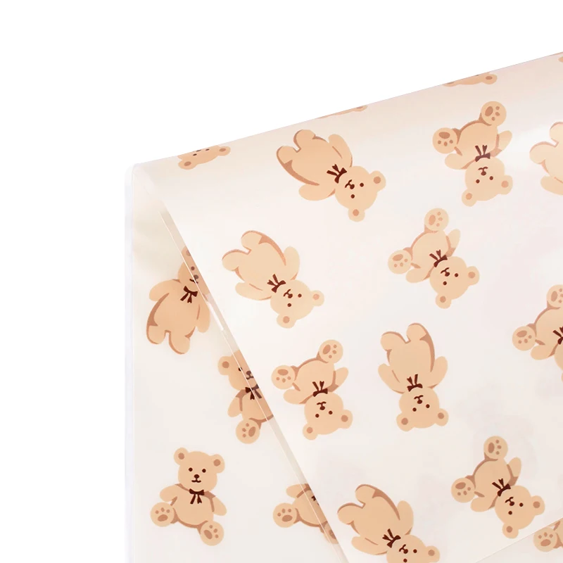 30/50 stücke Teddybär Süßigkeiten Geschenk Tasche Kunststoff Cookie Dessert Verpackung Taschen Kinder Geburtstag Party Dekoration Lieferungen Baby Dusche – Detail 6