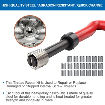 Metric Thread Repair Insert Kit M5/M6/M8/M10/M12/M14 Helicoil