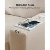 3 Seater Sofa Couch with Deep Seats and Wide Armrests, 89" Couches for Living Room,with Removable Cover, White Children's Sofas 6