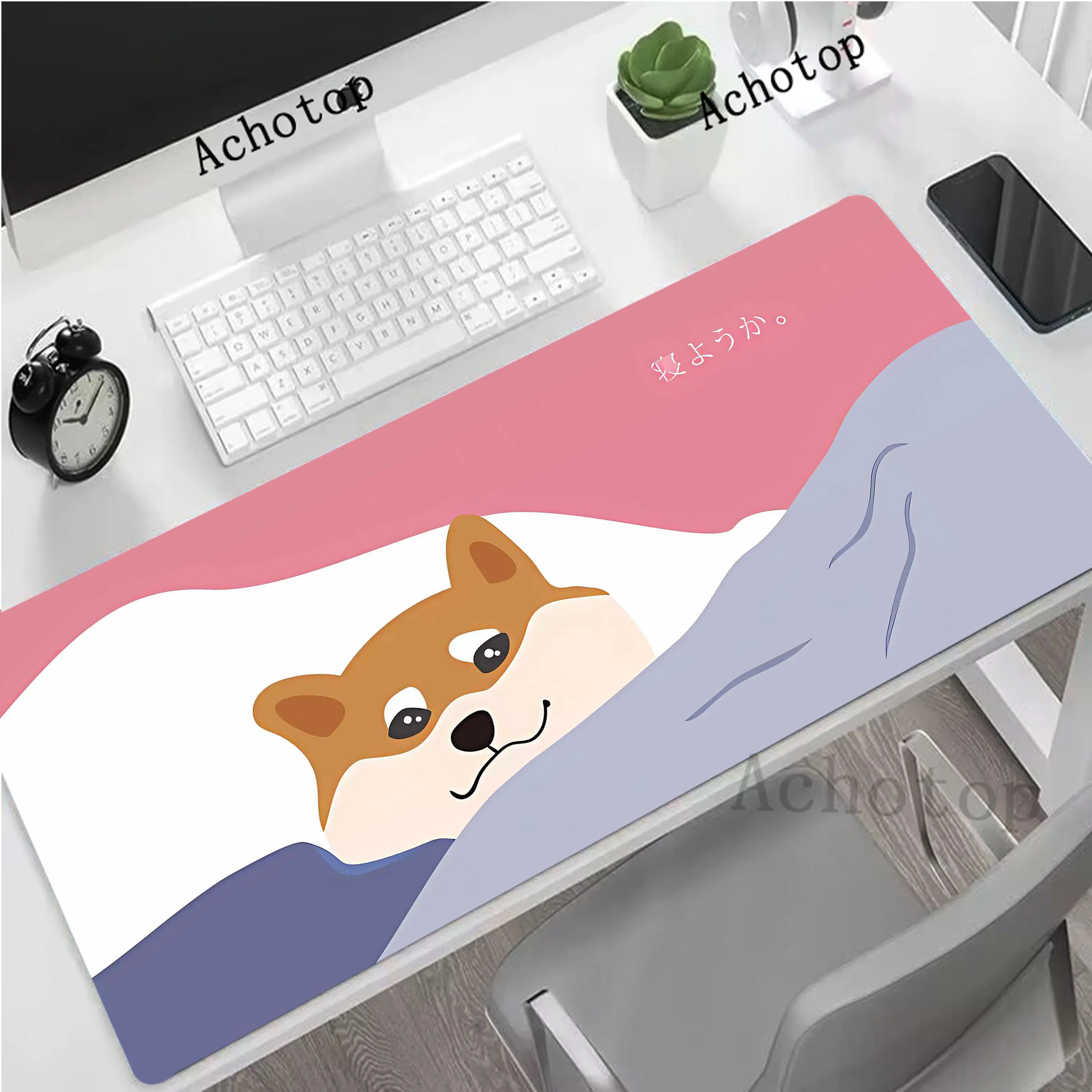 

Cute Dog Mouse Pad Gaming Anti-slip Mouse Mat HD Print Gamer XXL Large Mousepad Game Desk Pads Rubber коврик Keyboard Mats