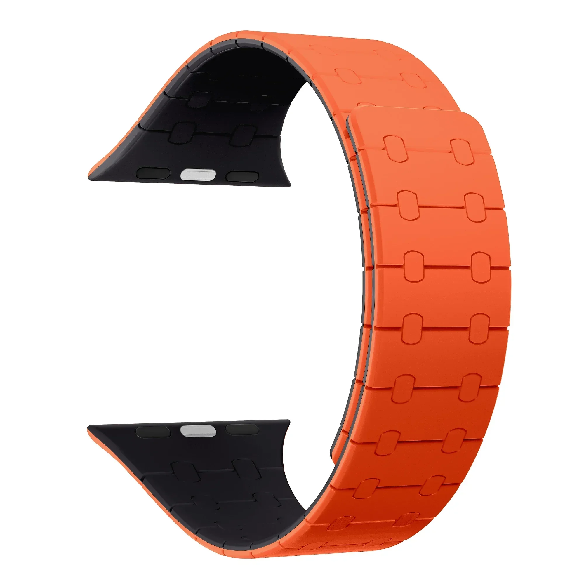 ตัวเลือกสินค้า สายซิลิโคนแม่เหล็ก Apple Watch รัดข้อมือ 42-49 มม. สีสดใส