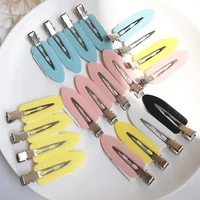 4pcs No Bend Seamless Hair Clips Side Bangs Fix Fringe Barrette Makeup Washing Face Accessories Women Girls Styling Hair Pins - Image 3