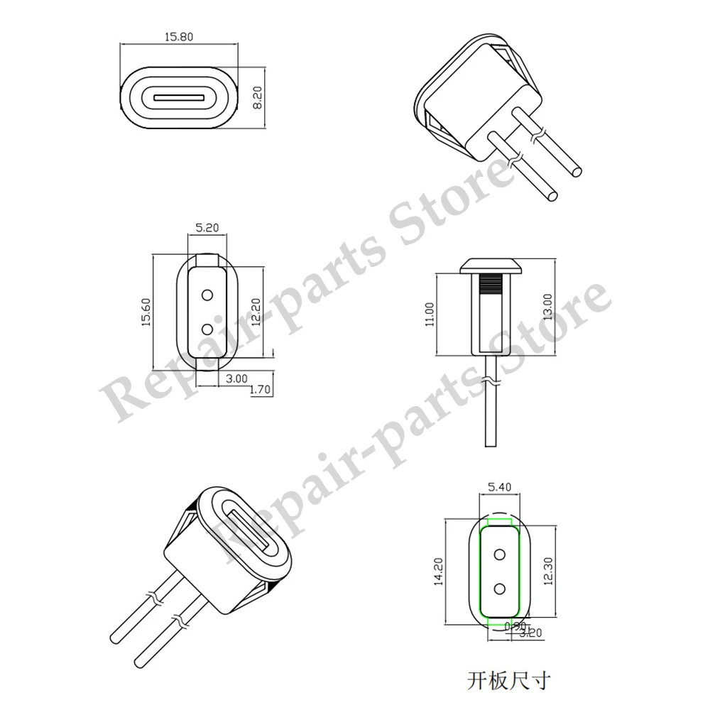 รูปสินค้า Adapter ชาร์จเร็ว USB-C 5A สำหรับมือถือและแท็บเล็ต