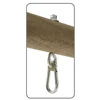1 Pair Swing Hanger Thread Hook Playset Playground Yoga Metal Heavy Duty Seat Safety Locking Ceiling Mount 4