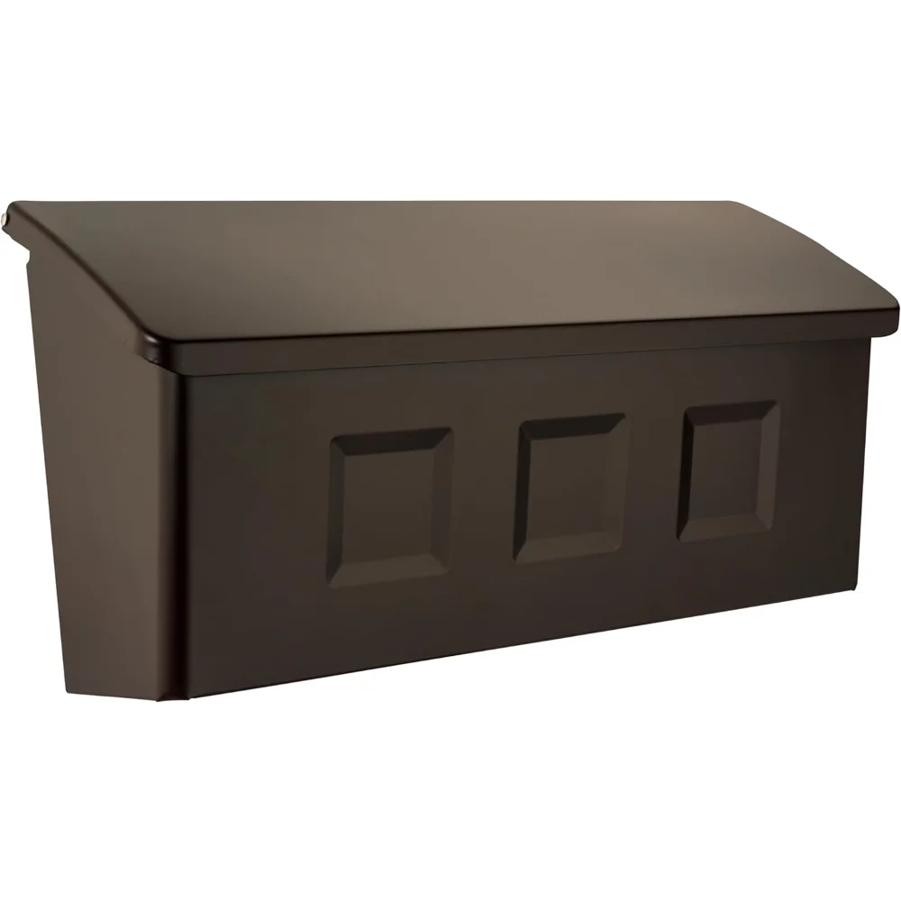 

Architectural Mailboxes 2689RZ Wayland Wall Mount Mailbox, Small, Rubbed Bronze