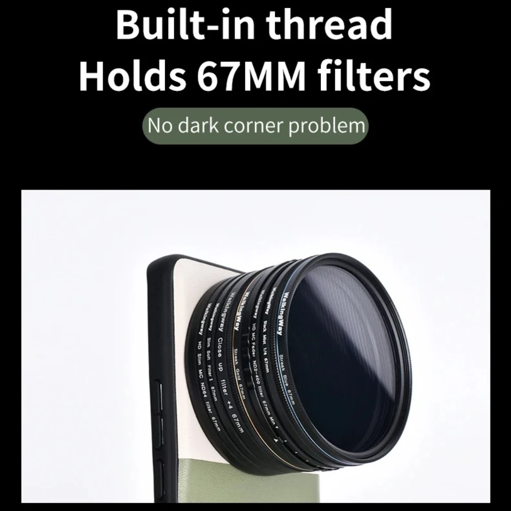 Xiaomi 14 Ultra Filter Photography Kit Mobile Filters Nd Filter Smart Phone 67mm Filter Star/Flare/ND/Soft/Black Mist/CPL Filter 4
