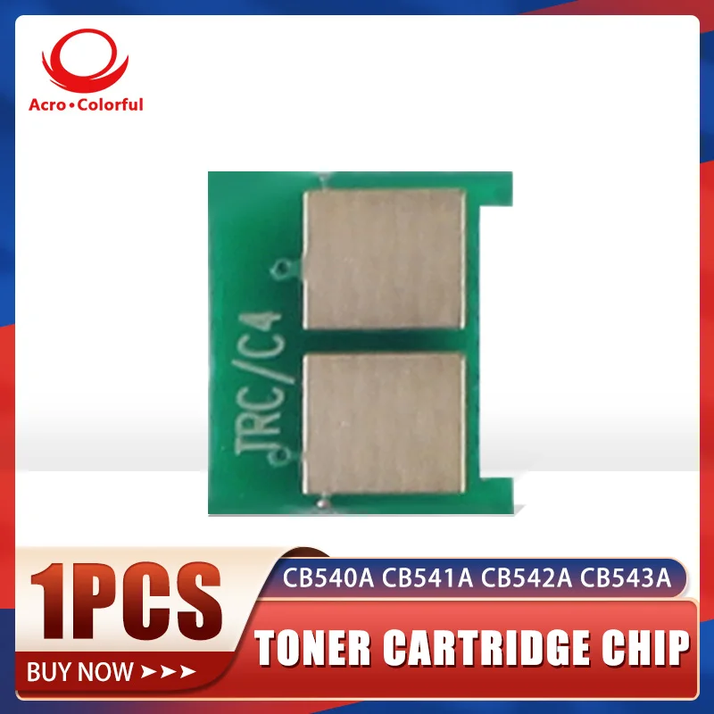 

Compatible CB540A CB541A CB542A CB543A Toner Chip For HP CP1215 CP1515 CP1518 CM1300 CM1312 Cartridge