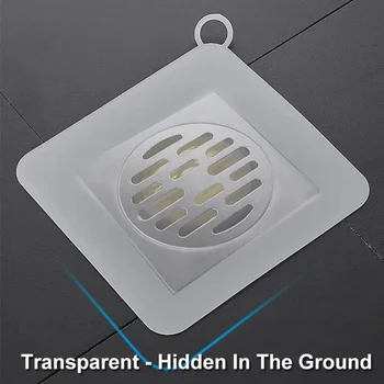 Anti-smell Floor Cover Thick Silicone Floor Drain Deodorant Cover Bathroom Deodorant Insect-proof Seal Household Sewer Pipe Sink
