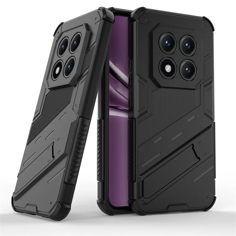 Enhanced Magnetic Armor Shockproof Stand Phone Case with Back Cover