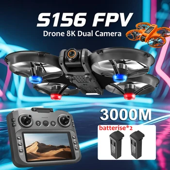S156 Drone Professionale 4K HD Doppia ESC Fotocamera FPV WiFi RC Dron Motore Brushless con Posizionamento del Flusso Ottico Quadcopter Drone