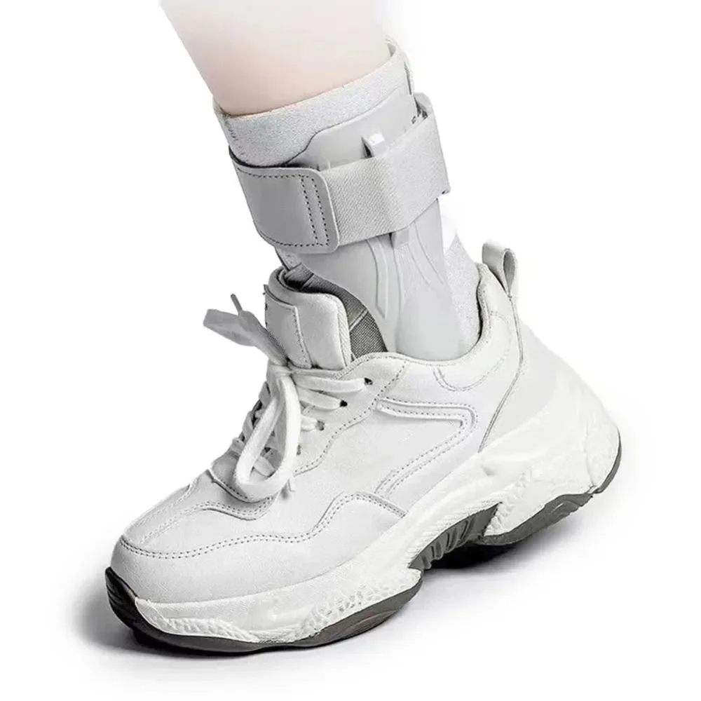 Seitlich stabilisierender Knöchelhalter, Kompression, verstellbare Knöchelstütze, Nylon, atmungsaktiv, Knöchelschiene, Stabilisator für Männer und Frauen – Detail 7