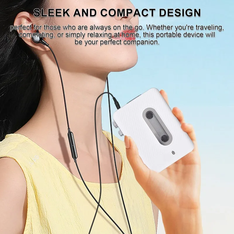 EOENKK Cassette Tape to MP3 Converter Cassette To MP3 Card Player U Disk Tape Recorder to Player