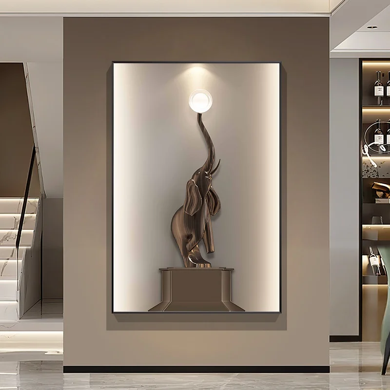 LED Elephant Wall Art 1