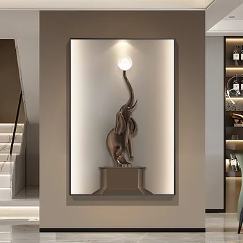 LED Elephant Wall Art 1