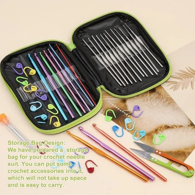 Crochet and Knitting Needles Set 6