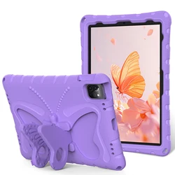 Children's Lightweight Shockproof iPad Case with Handle and Kickstand - iPad Air8 11in 2026 (PURPLE)